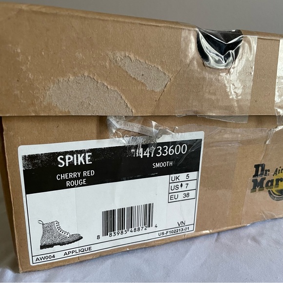 Dr. Martens Cherry Red Spikes - Picture 10 of 11